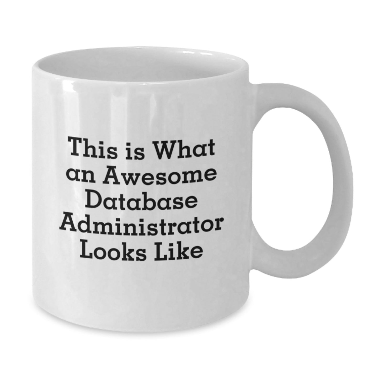 Database Administrator White Coffee Mug Keepsake Birthday Gift for Him - Additional