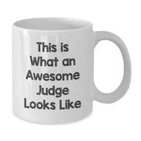 Load image into Gallery viewer, Funny Judge White Coffee Mug Gifts from Friends to Men on Christmas Unique - Additional
