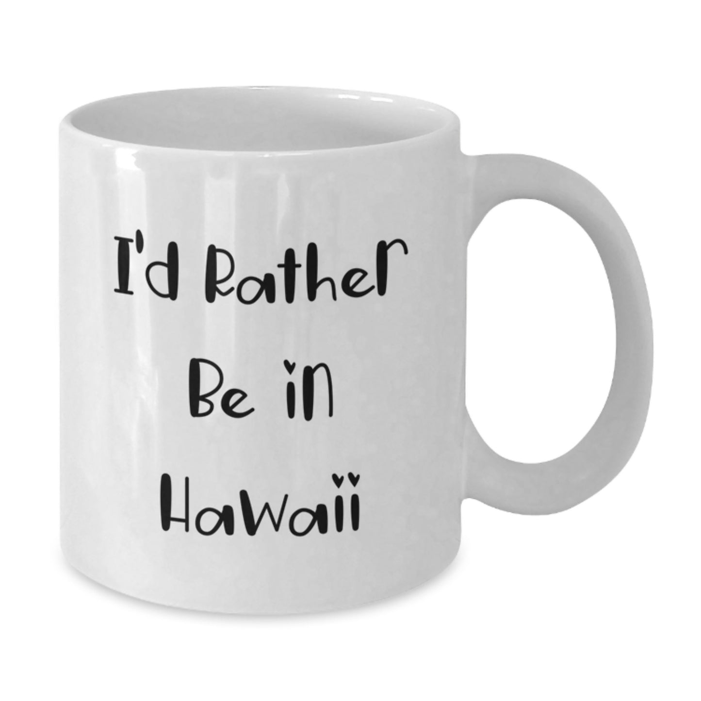 Hawaii Keepsake White Coffee Mug for Him Birthday Gift - Additional
