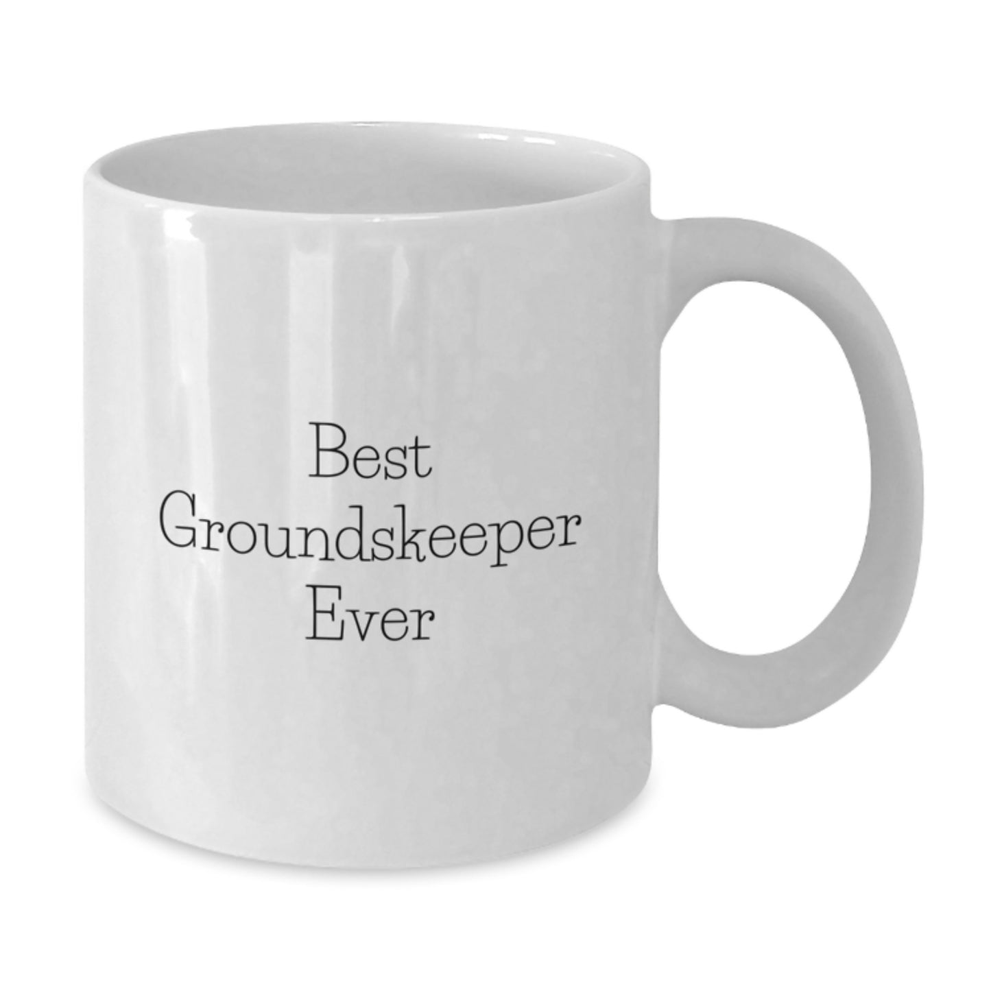 For Him Keepsake White Coffee Mug Birthday Gift Best Groundskeeper Ever - Additional