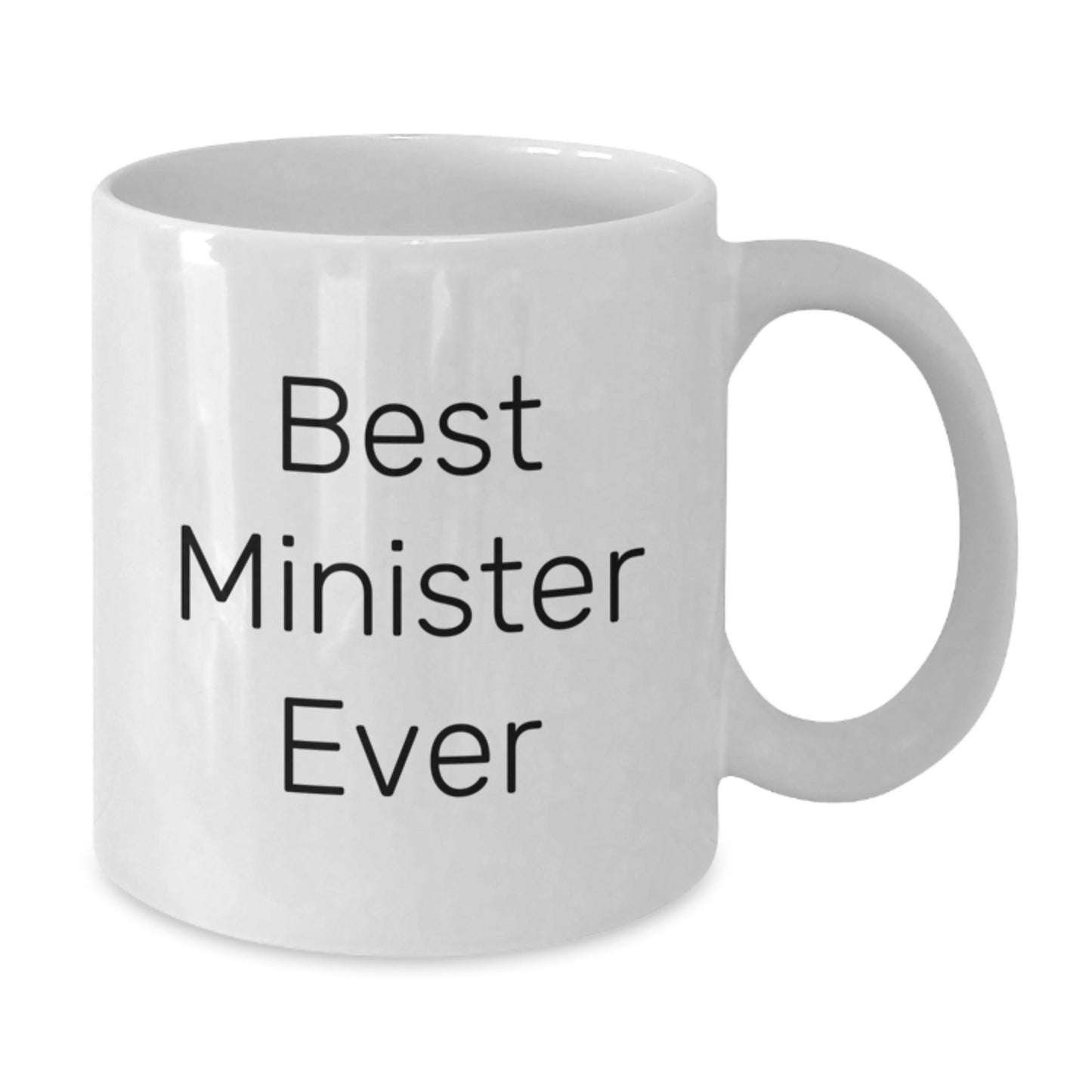 Minister Keepsake White Coffee Mug for Him Birthday Gift Best Minister - Additional