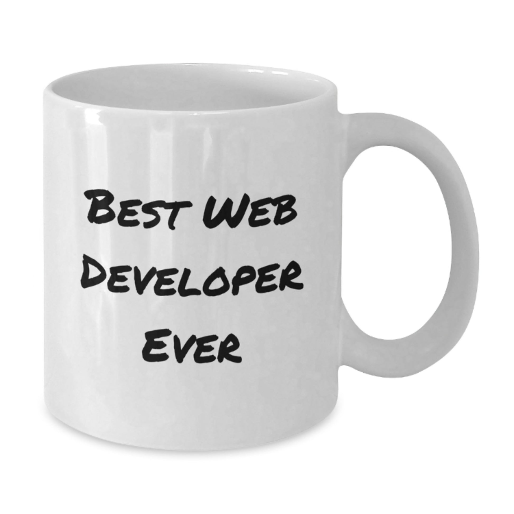 Web Developer Keepsake White Mug for Him Birthday Gift – Best Web - Additional