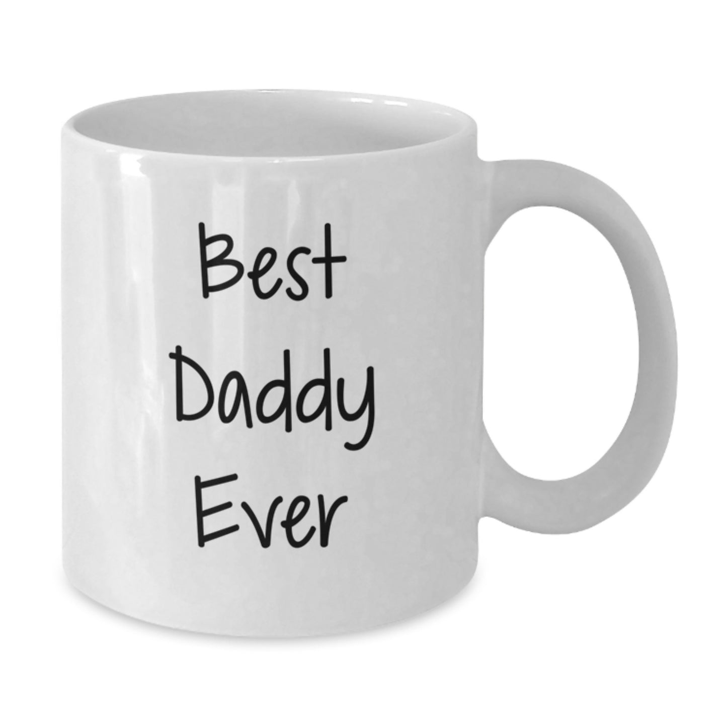 Daddy White Coffee Mug for Him Best Daddy Ever Birthday Gift - Additional