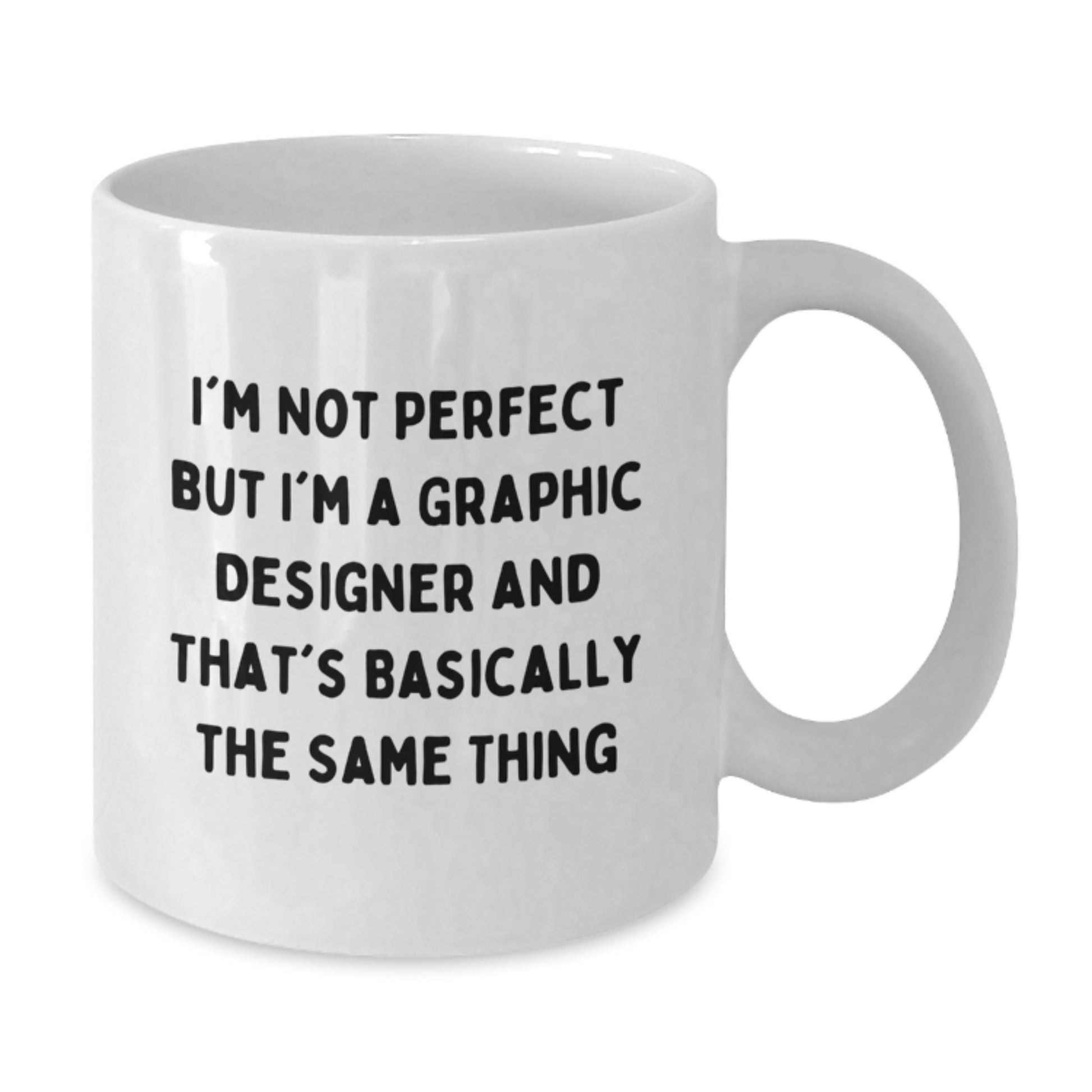 Graphic Designer Keepsake White Coffee Mug for Him Birthday Gift - Additional