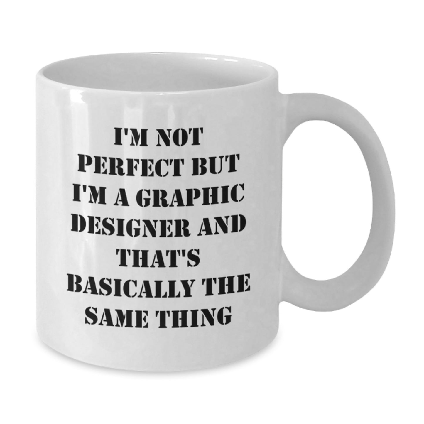 Birthday Gift White Coffee Mug for Her Graphic Designer Present - Additional