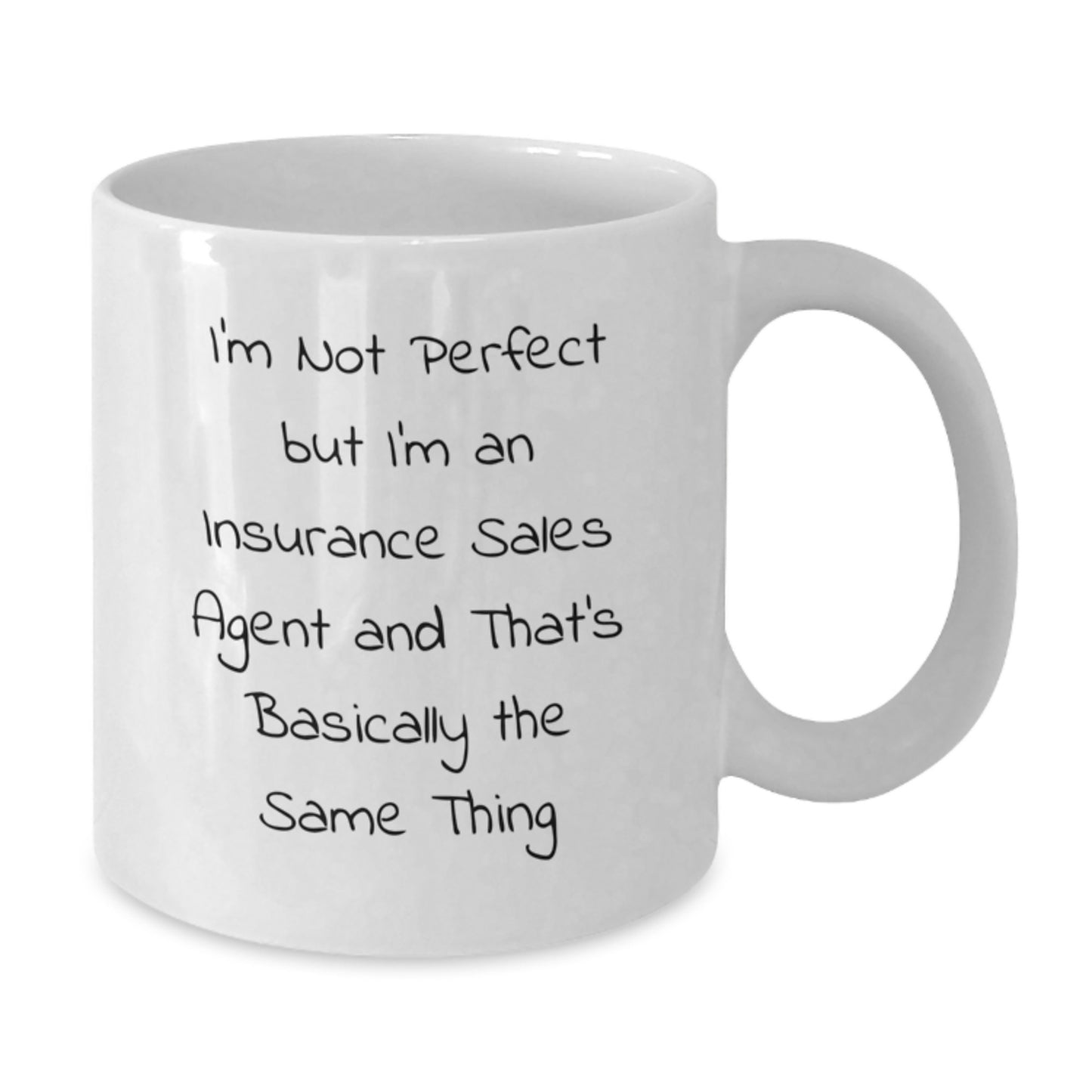 Insurance Sales Agent White Coffee Mug Idea for Coworkers Birthday Gift - Additional