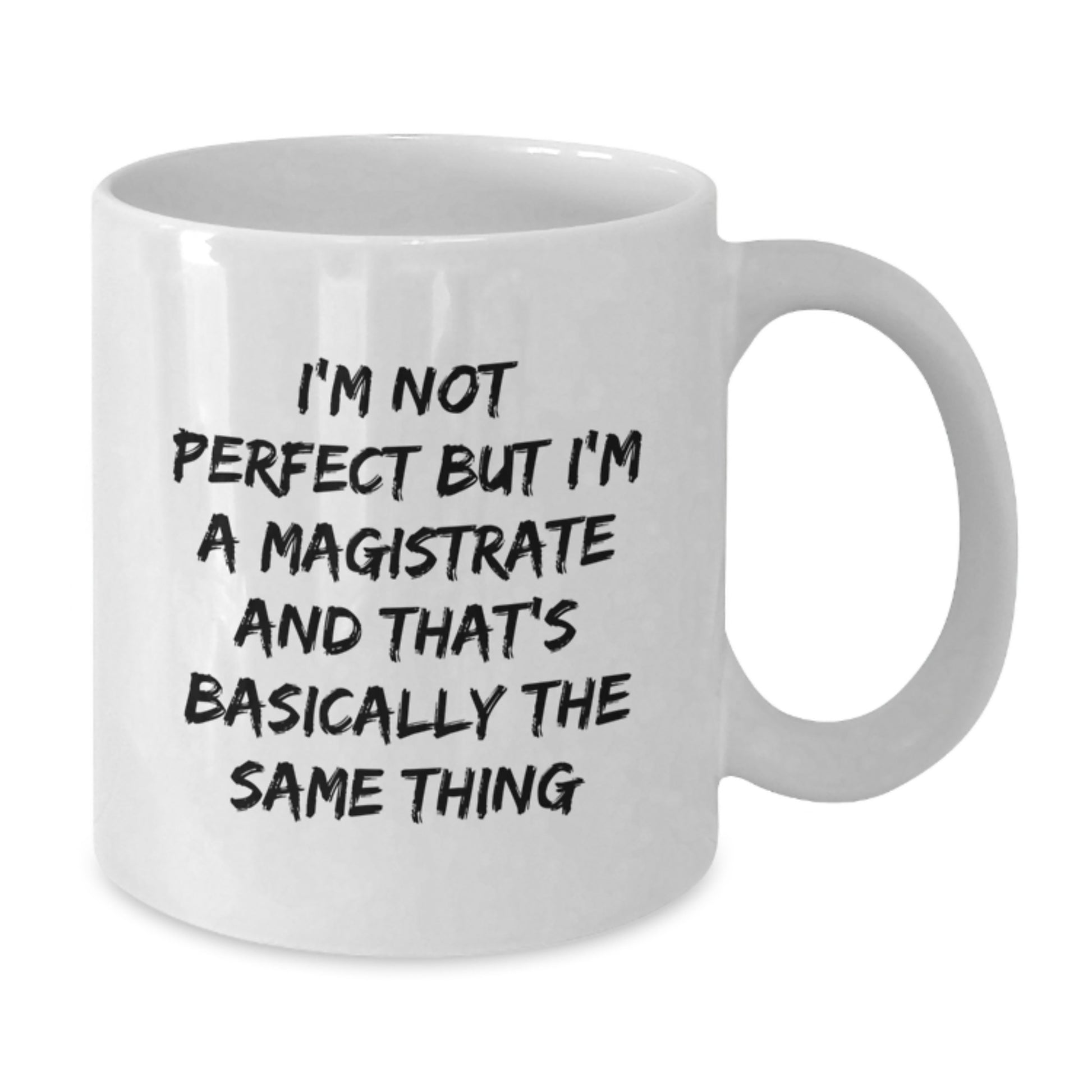 Birthday Gift for Her Magistrate White Coffee Mug Ceramic Present - Additional