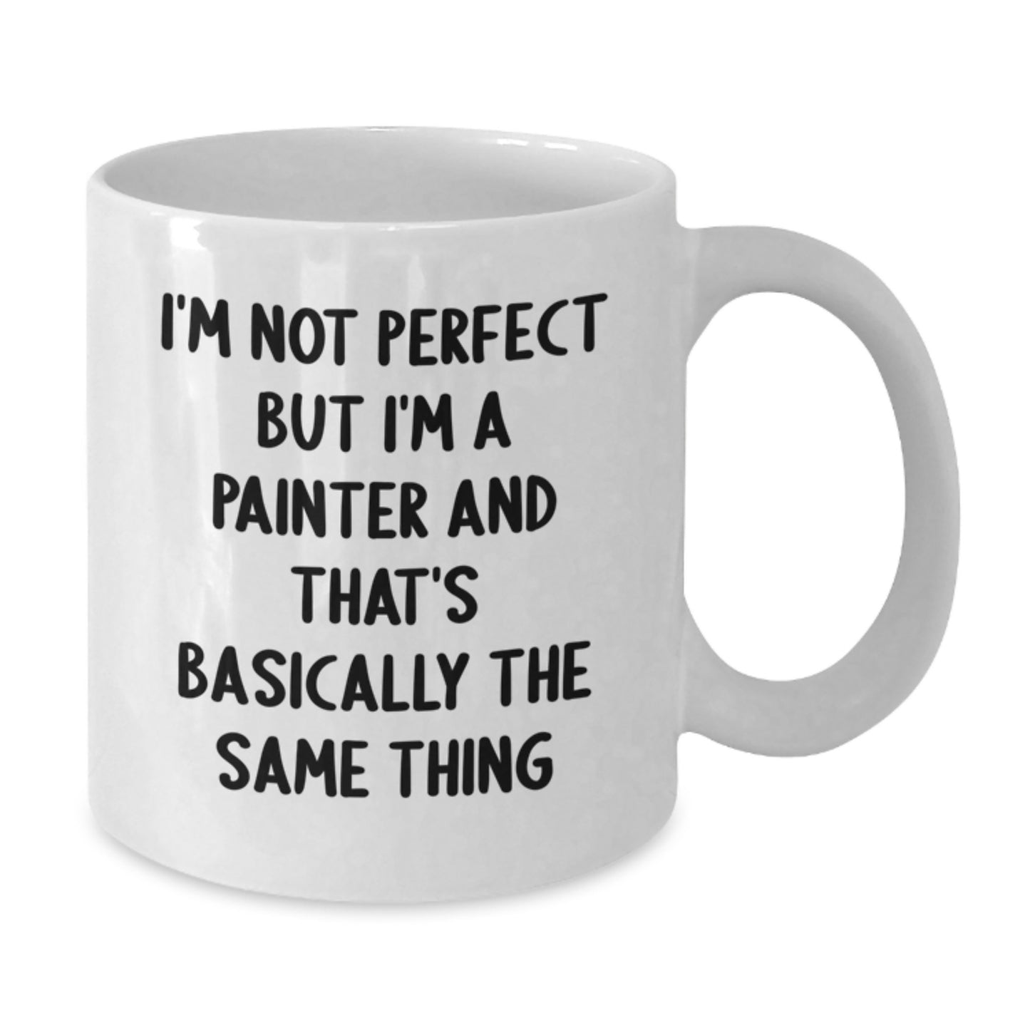 Painter Novelty White Coffee Mug Birthday Gift for Creative Friends - Additional
