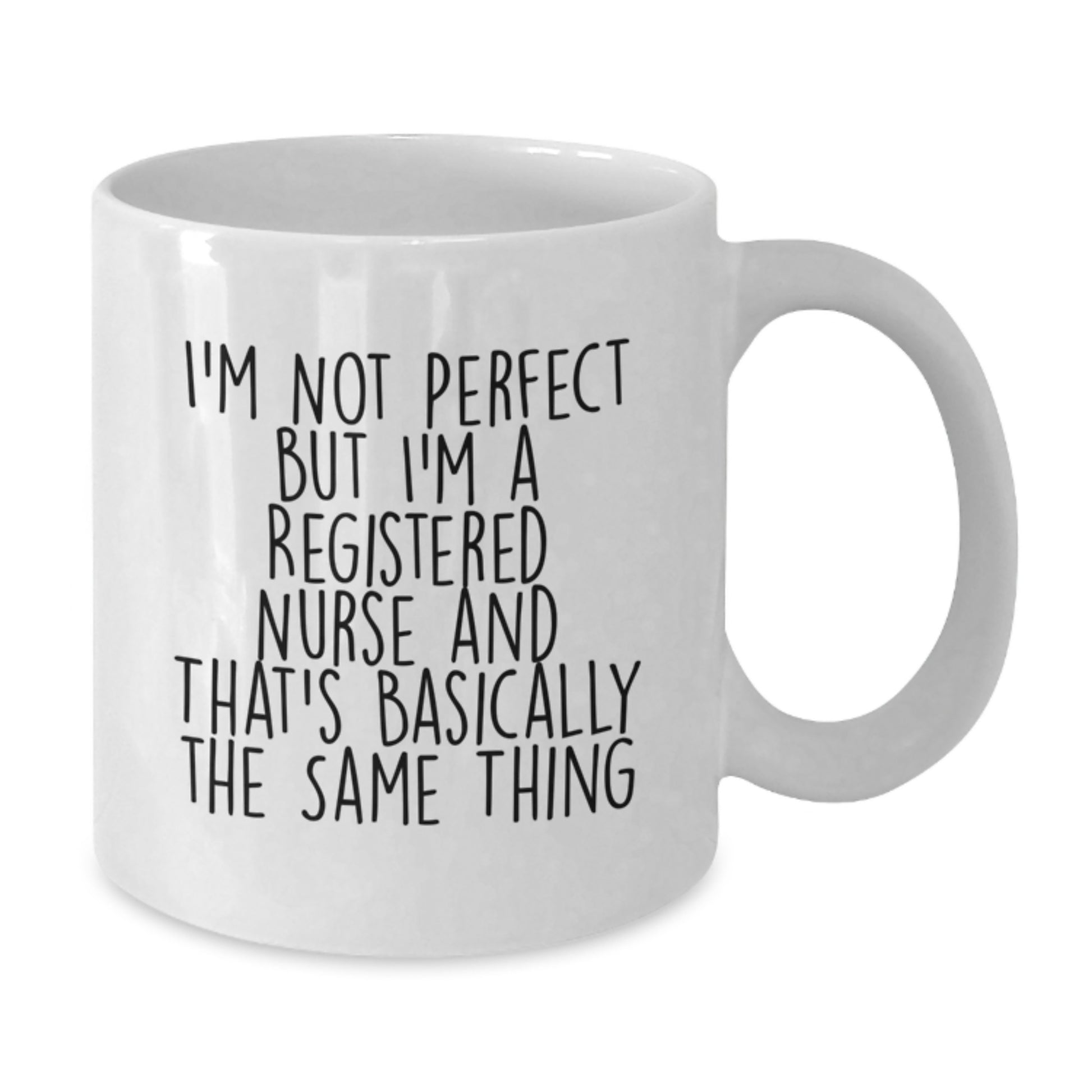 Registered Nurse Keepsake White Coffee Mug for Him Birthday Gift - Additional