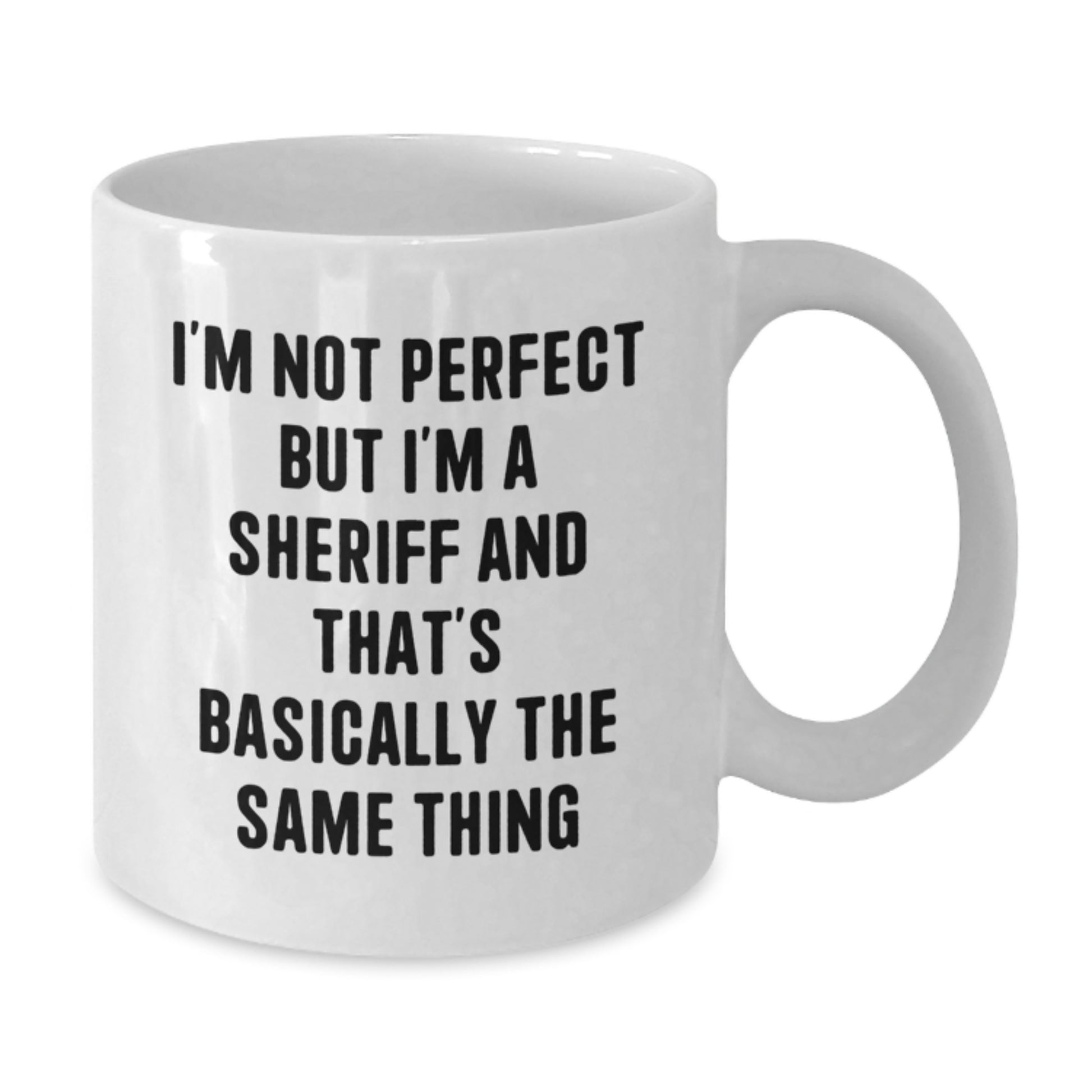 Sheriff Keepsake Mug for Him Birthday Gift Ceramic 11oz Microwave Safe - Additional
