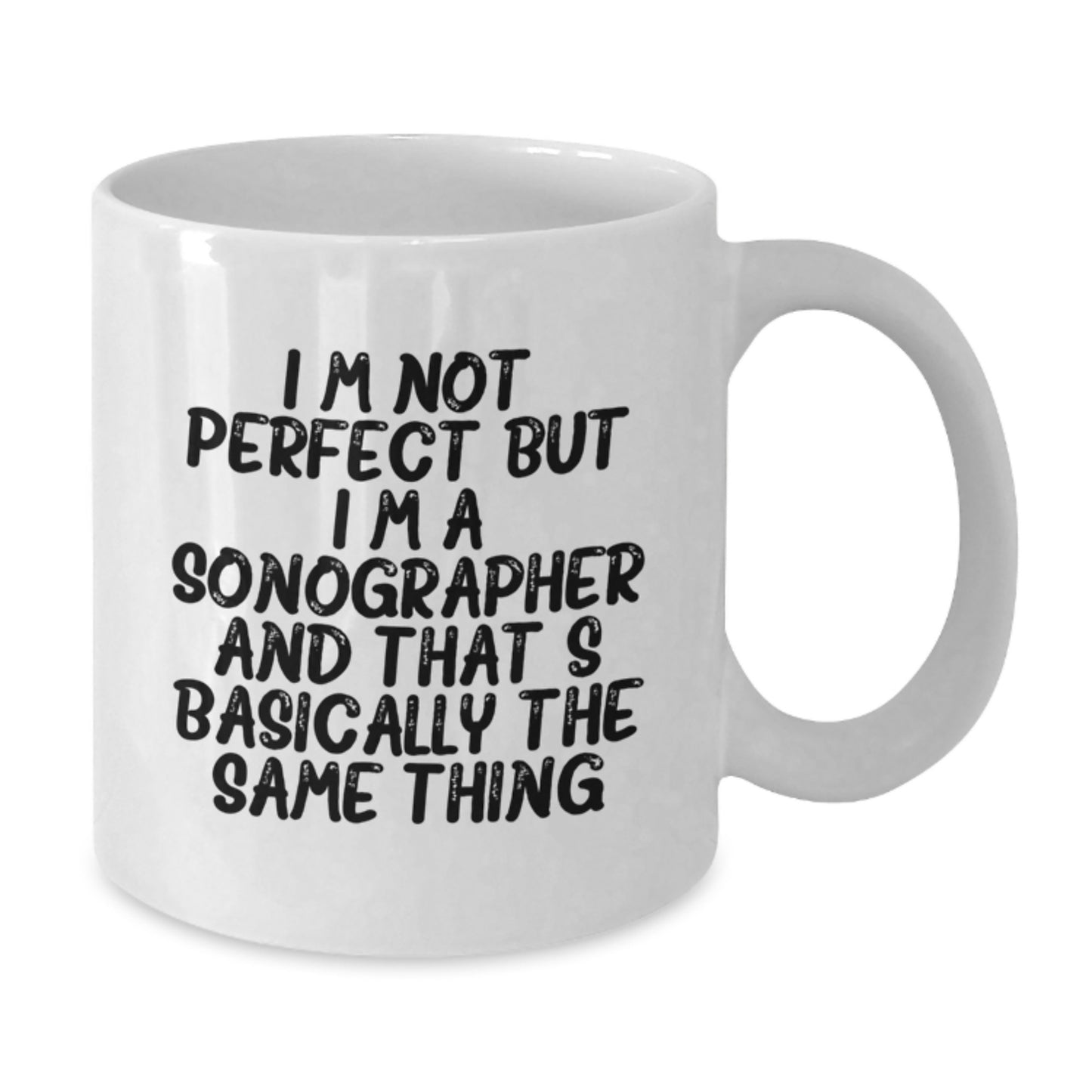Sonographer Keepsake White Coffee Mug 11oz Microwave Safe Birthday Gift - Additional