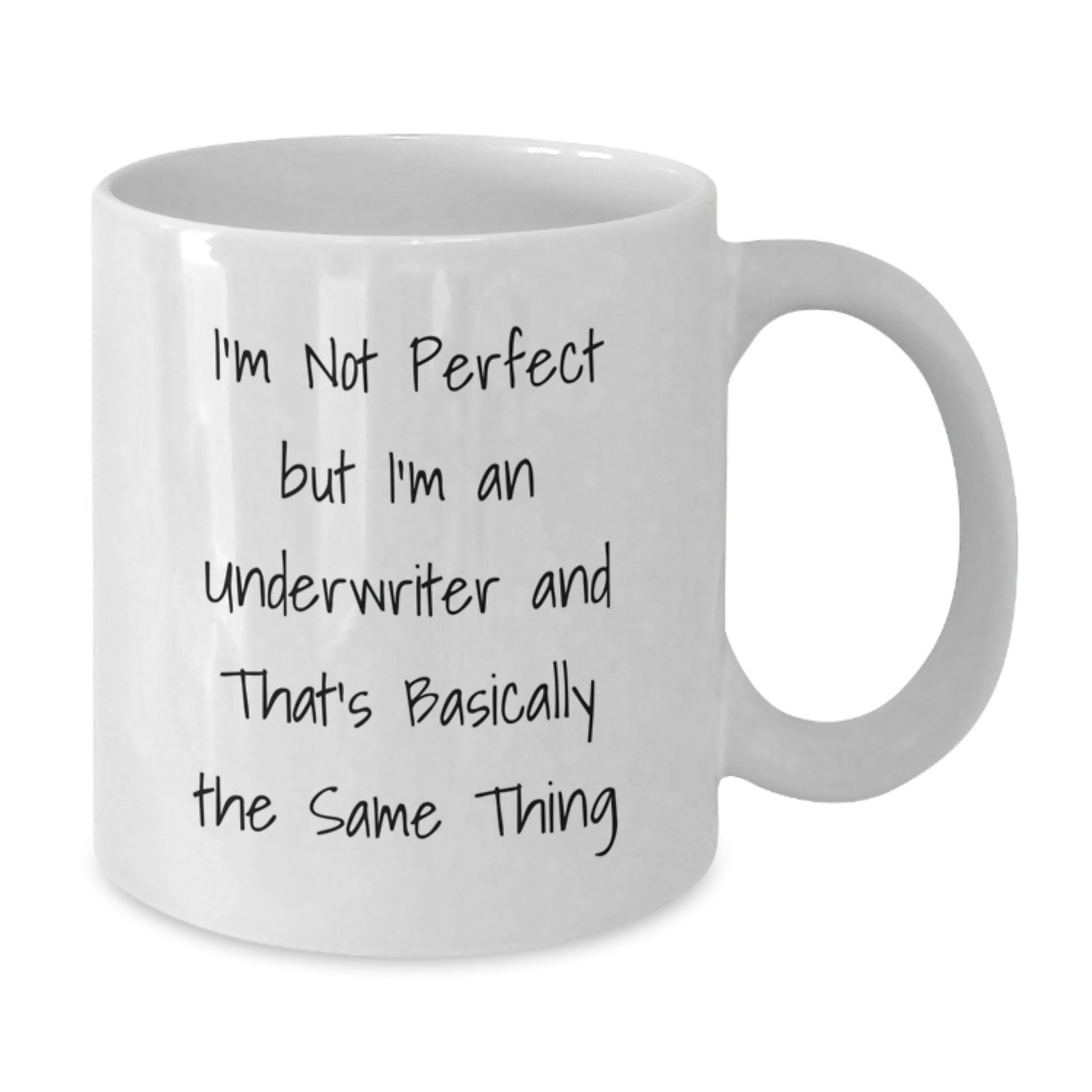Underwriter Memento White Coffee Mug for Teens Birthday Gift With Quote - Additional