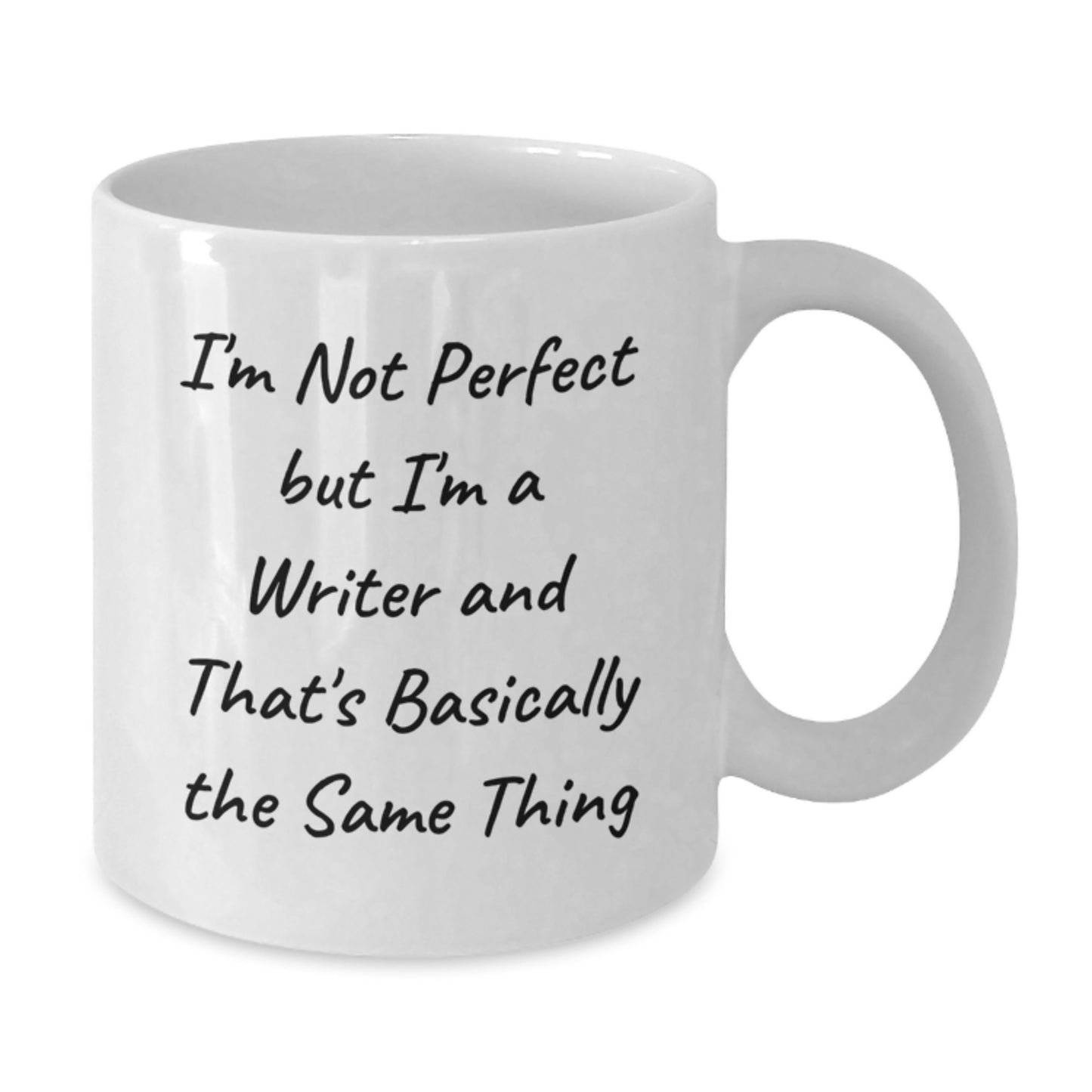 Quirky Writer Mug Novelty Birthday Gift for Friends With Humorous Quote - Additional