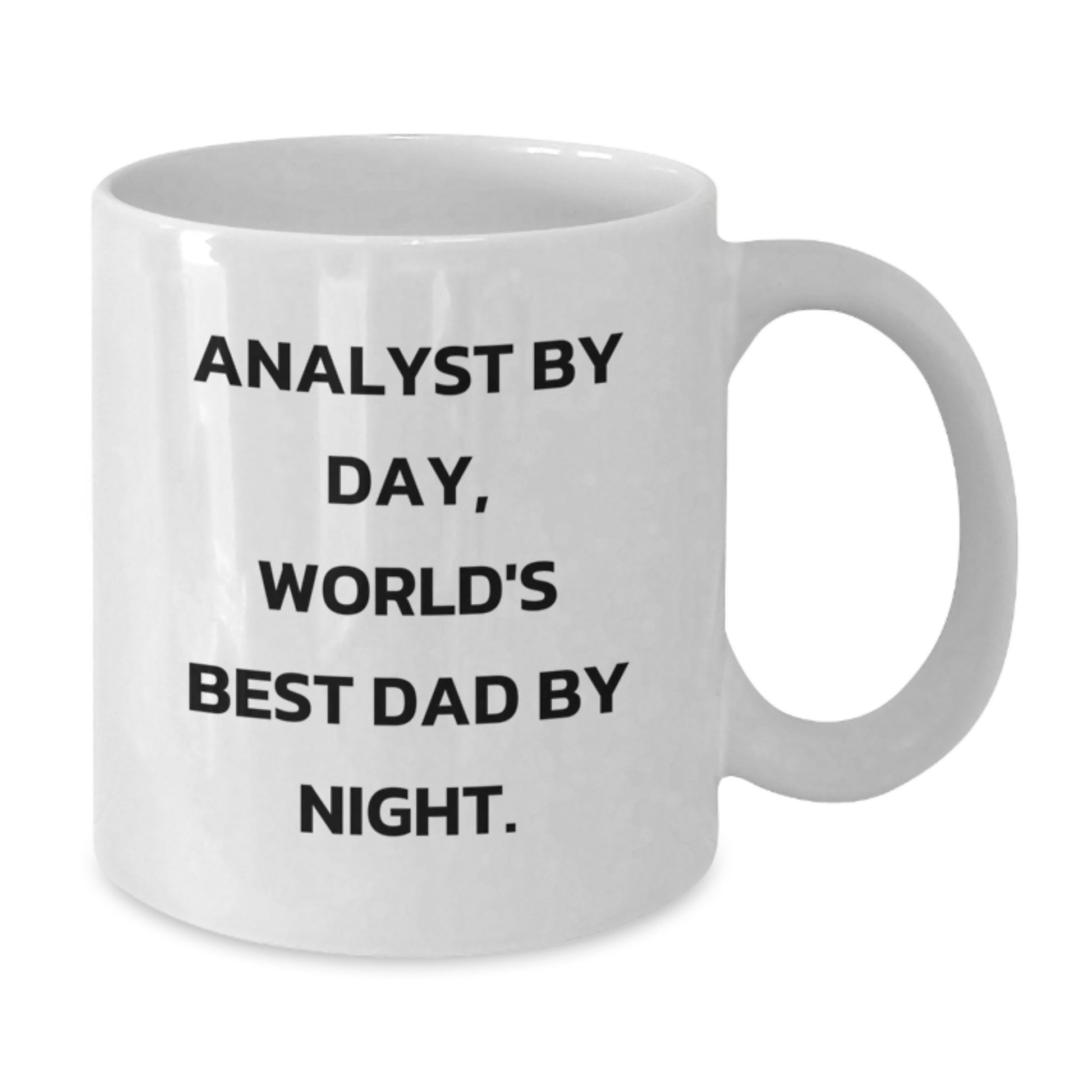 Analyst Keepsake White Ceramic 11oz Mug for Him Birthday Gift - Additional