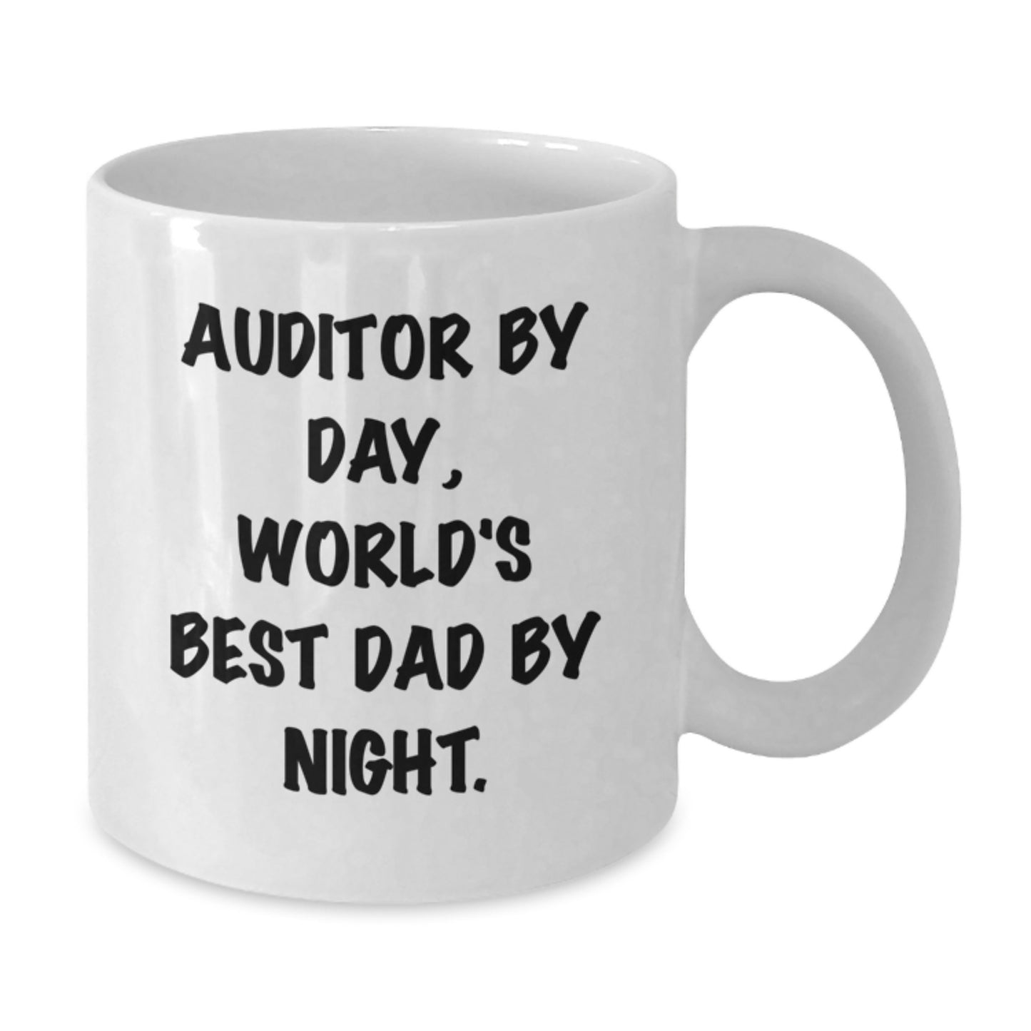 Auditor Keepsake Mug for Him Birthday Gift - 11oz Ceramic and 15oz - Additional