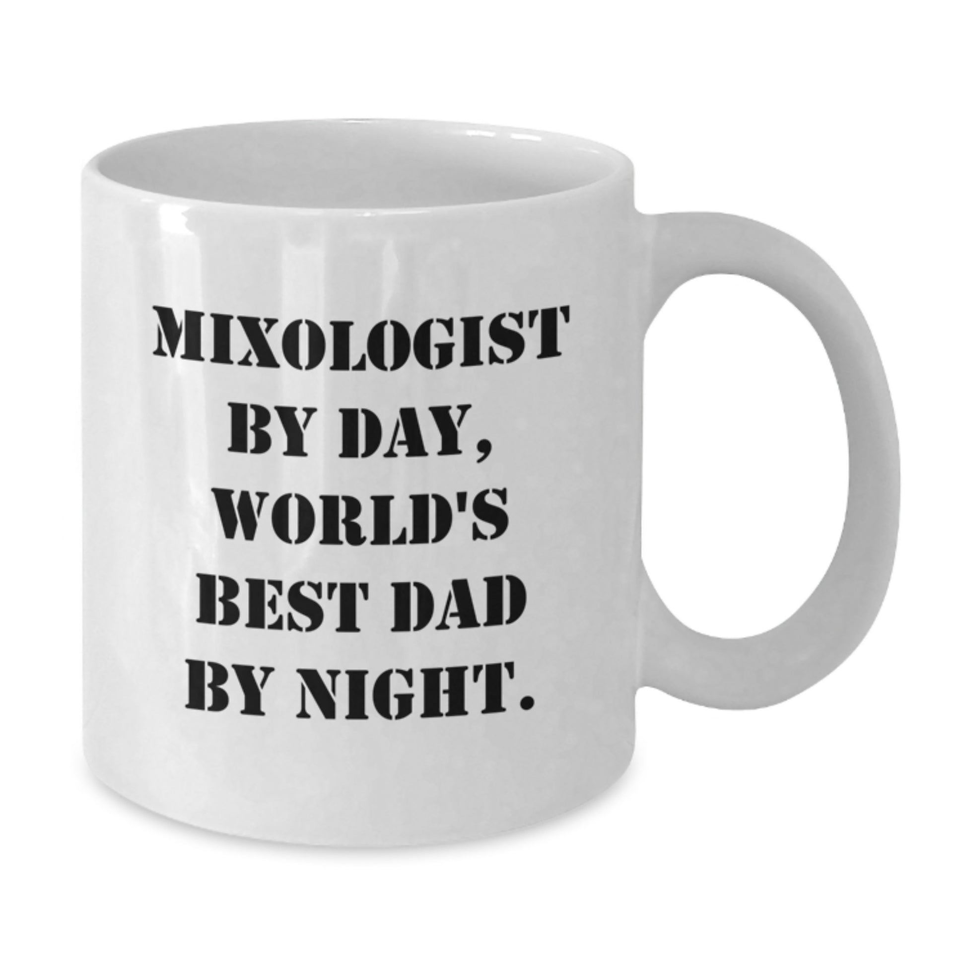 Mixologist Keepsake Mug for Him Birthday Gift - 11oz Ceramic White - Additional