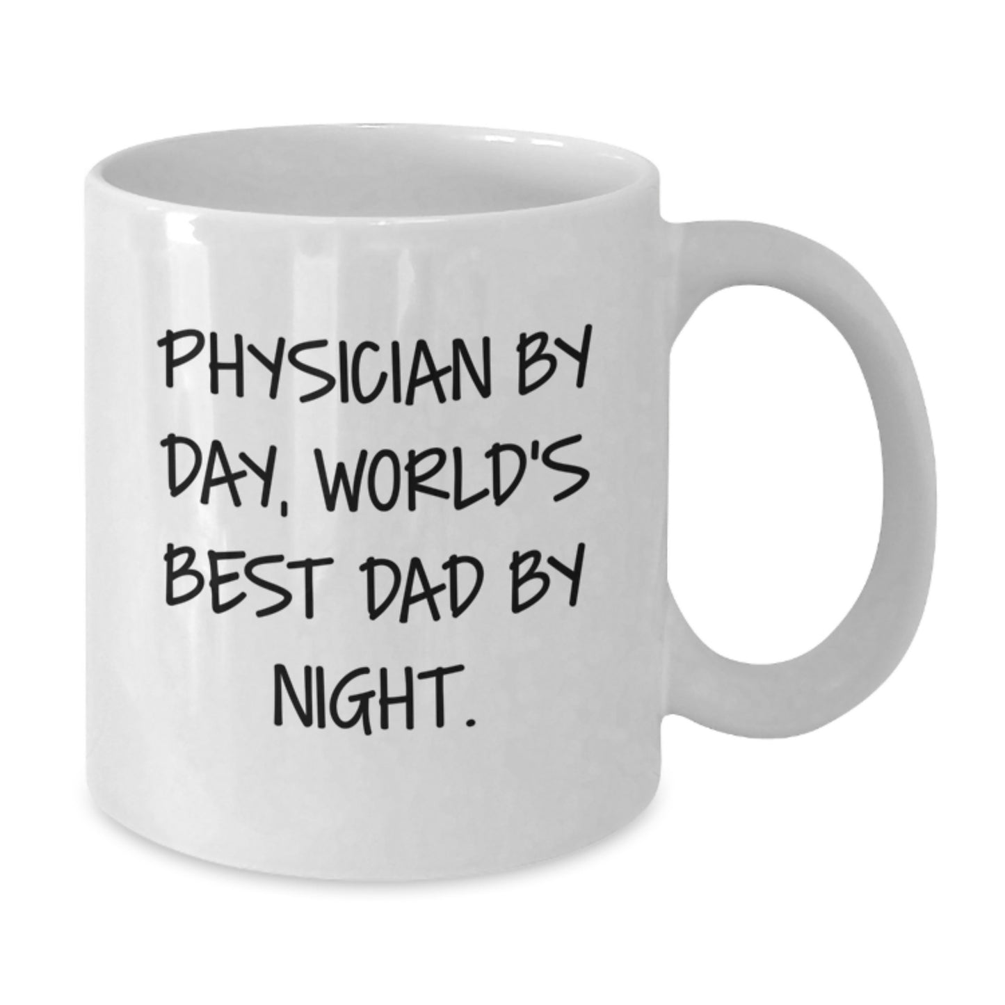 Birthday Gift for Her Physician By Day, World's Best Dad By Night Mug - Additional