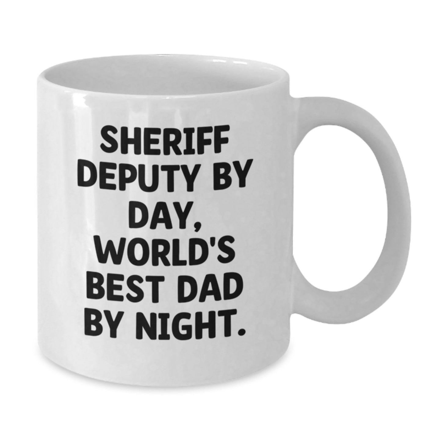 Sheriff Deputy White Coffee Mug Keepsake Birthday Gift for Him - Additional