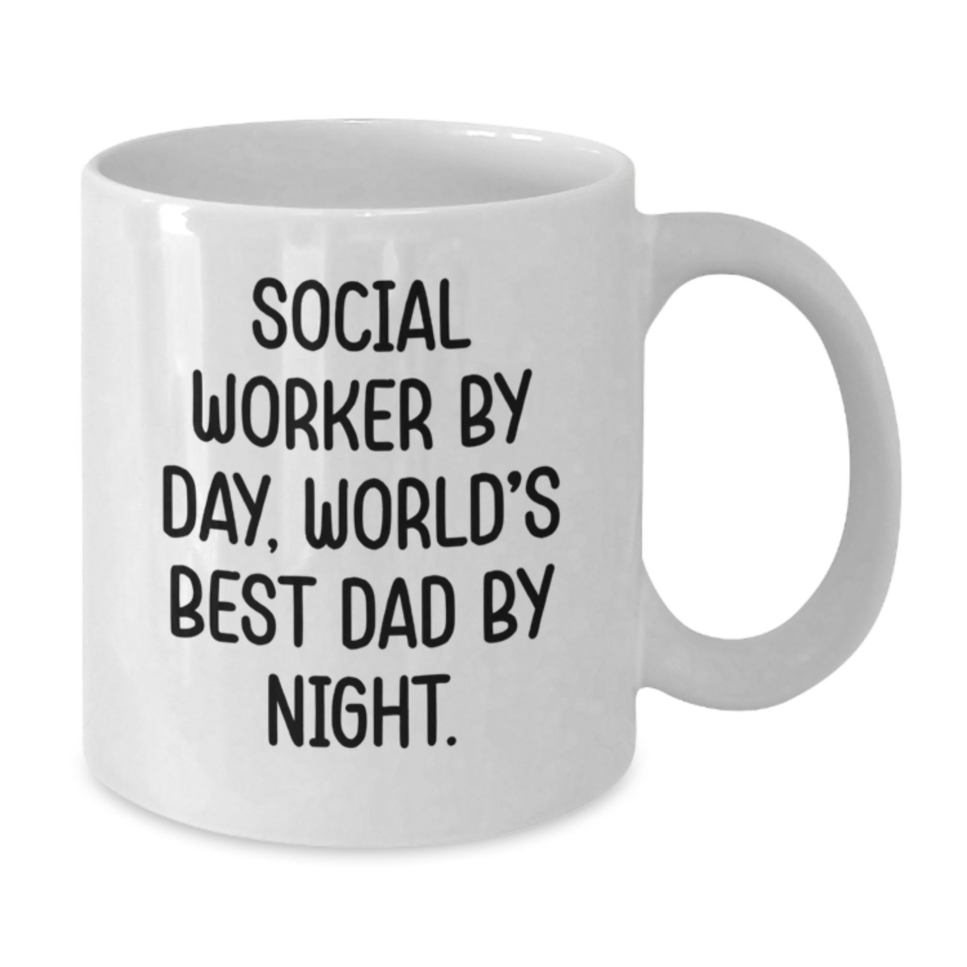 Social Worker Keepsake Mug for Him White Ceramic Birthday Gift - Additional