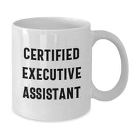 Load image into Gallery viewer, Funny Executive Assistant Gifts for Men from Coworkers, 'You're the Best' White Coffee Mug, Graduation Unique Gifts - Additional
