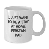 Load image into Gallery viewer, Funny Persian Cat White Coffee Mug for Men Gifts from Women, Valentine's Unique Gift Ideas, Ideal Gift for Persian Cat Dads - Additional
