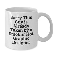 Load image into Gallery viewer, Funny Graphic Designer Gifts from Friends to Graphic Designers on Graduation, White Coffee Mug - Additional

