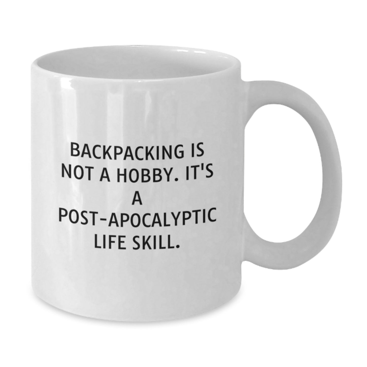 Funny Backpacking Quotes Gifts from Men for Women White Coffee Mug - Perfect for Valentine's Unique Gifts - Additional