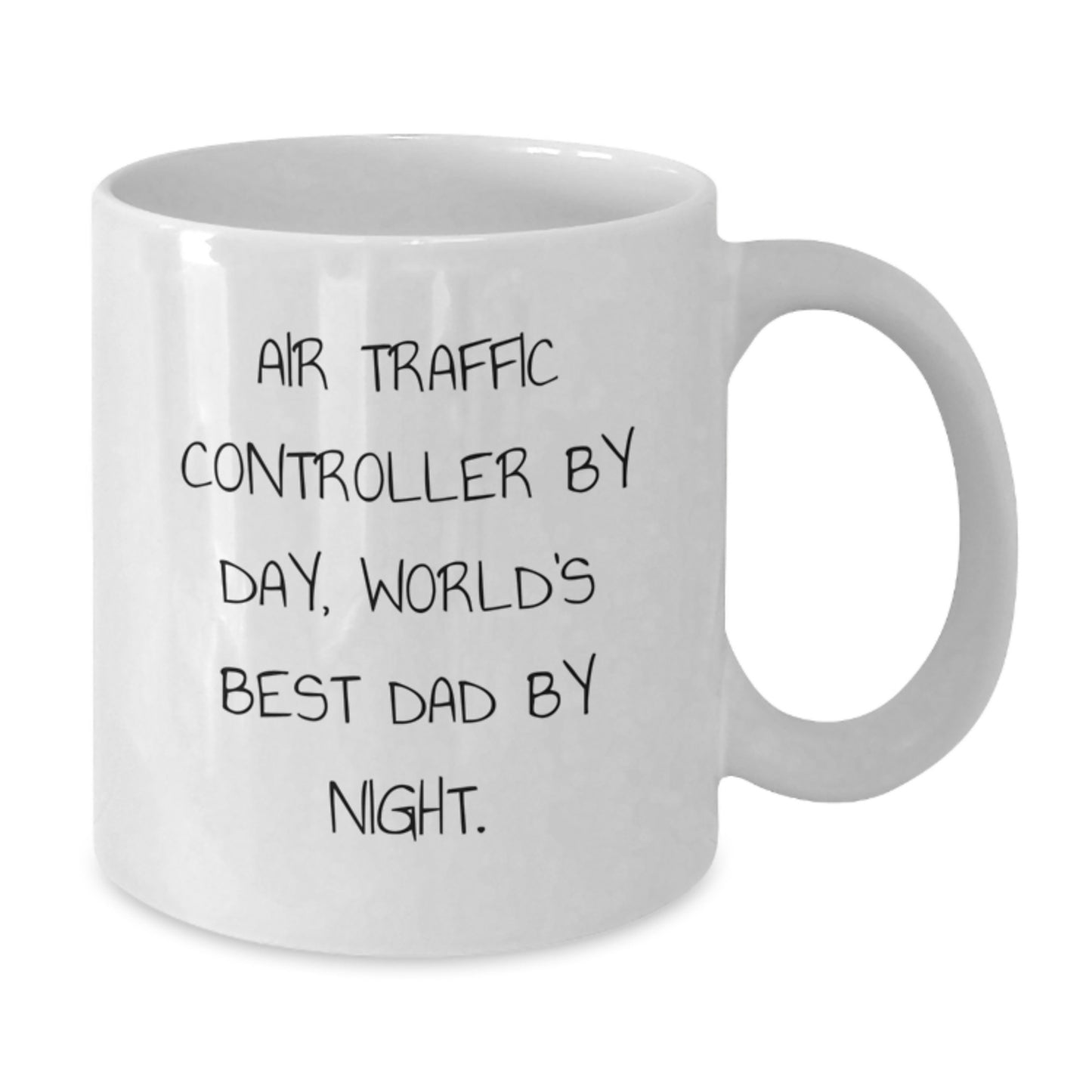 Birthday Gift for Her Air Traffic Controller White Mug Present - Additional