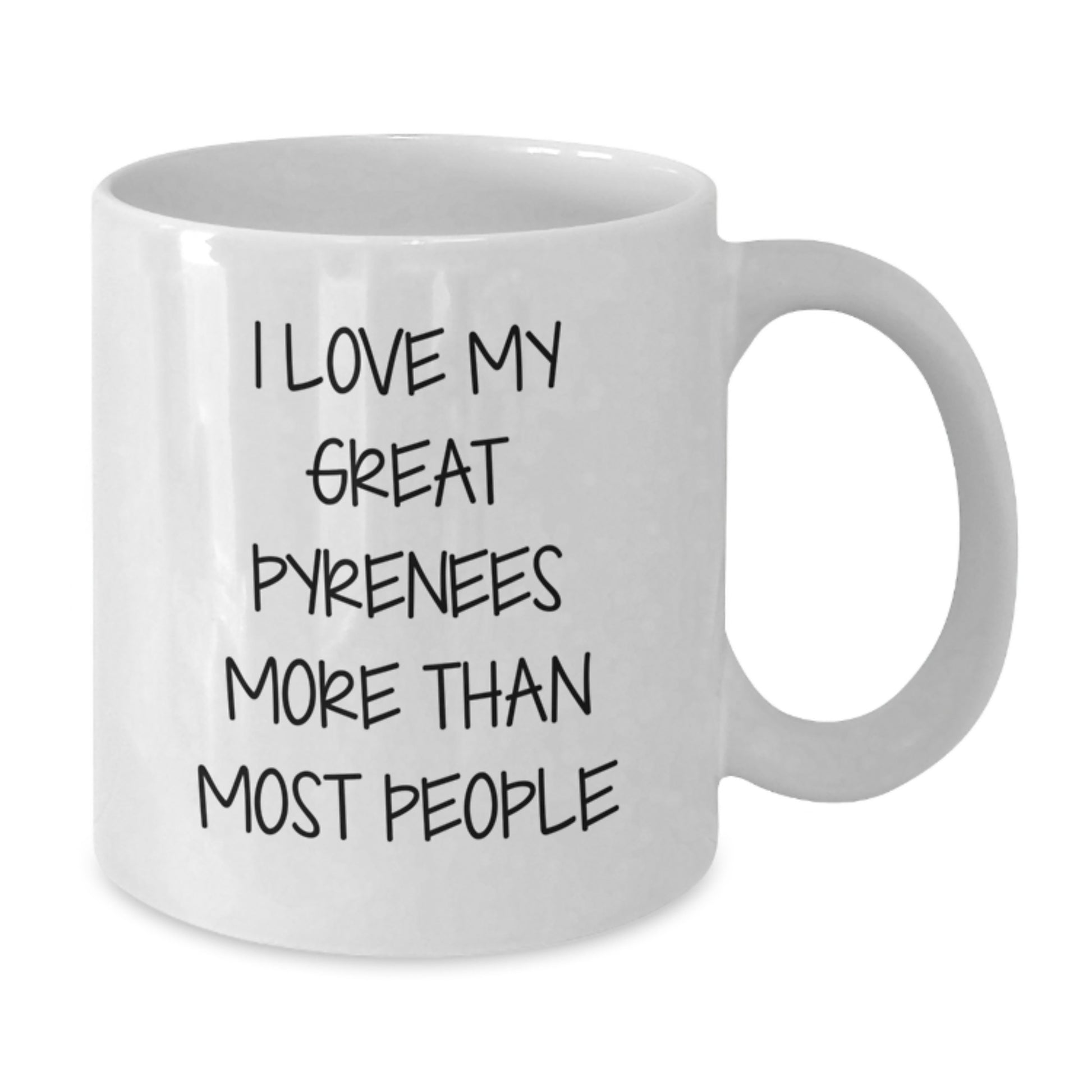 Great Pyrenees Dog Lover Gifts Funny Quote White Coffee Mugs for Women and Friends, Gifts from Men to Great Pyrenees Dog Owners on Birthday - Additional