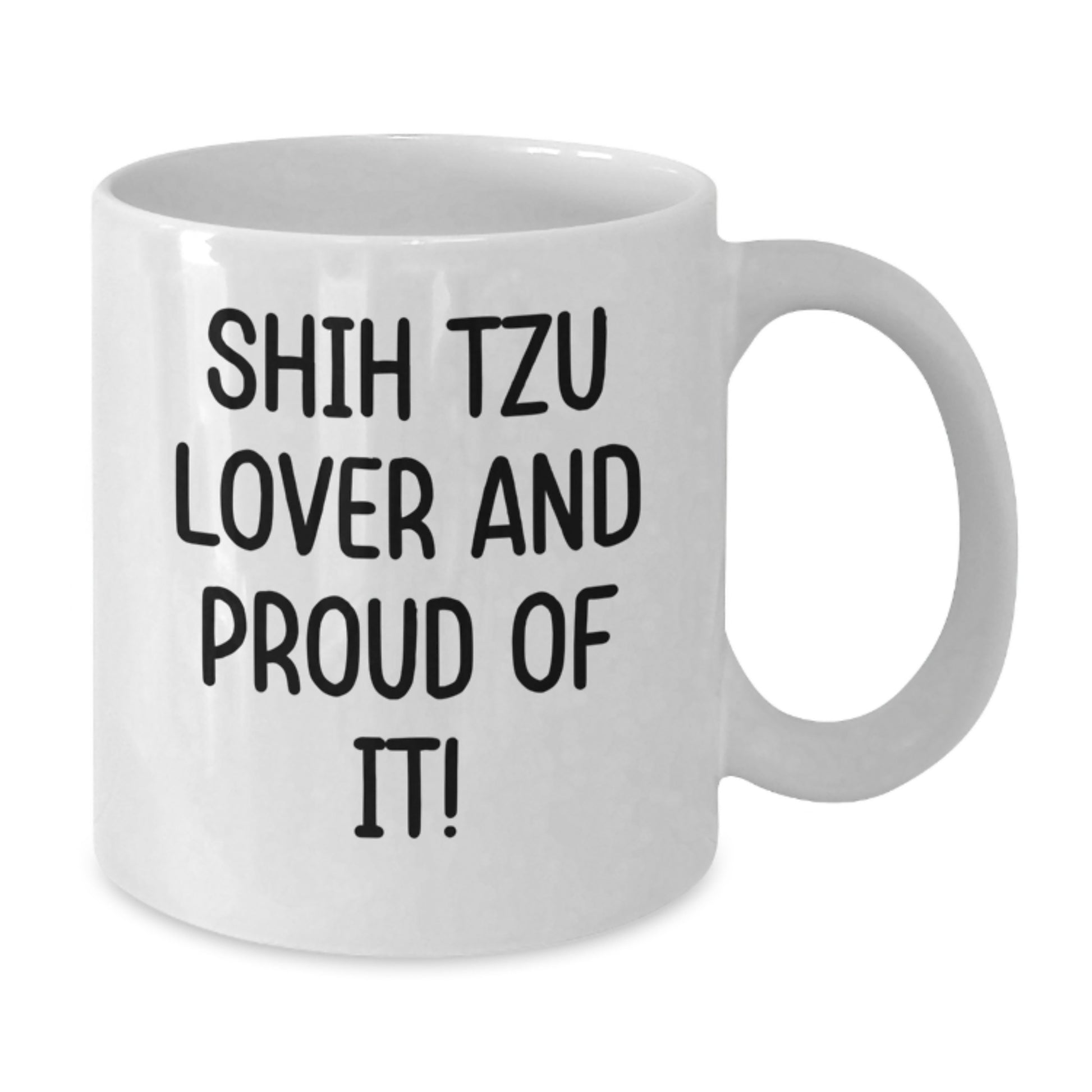 Shih Tzu Dog Lover Gifts, Funny White Coffee Mugs, White Coffee Mug for Birthday, Gifts from Men to Shih Tzu Dog Owners, Shih Tzu Dog Enthusiasts' Unique Gift Ideas - Additional