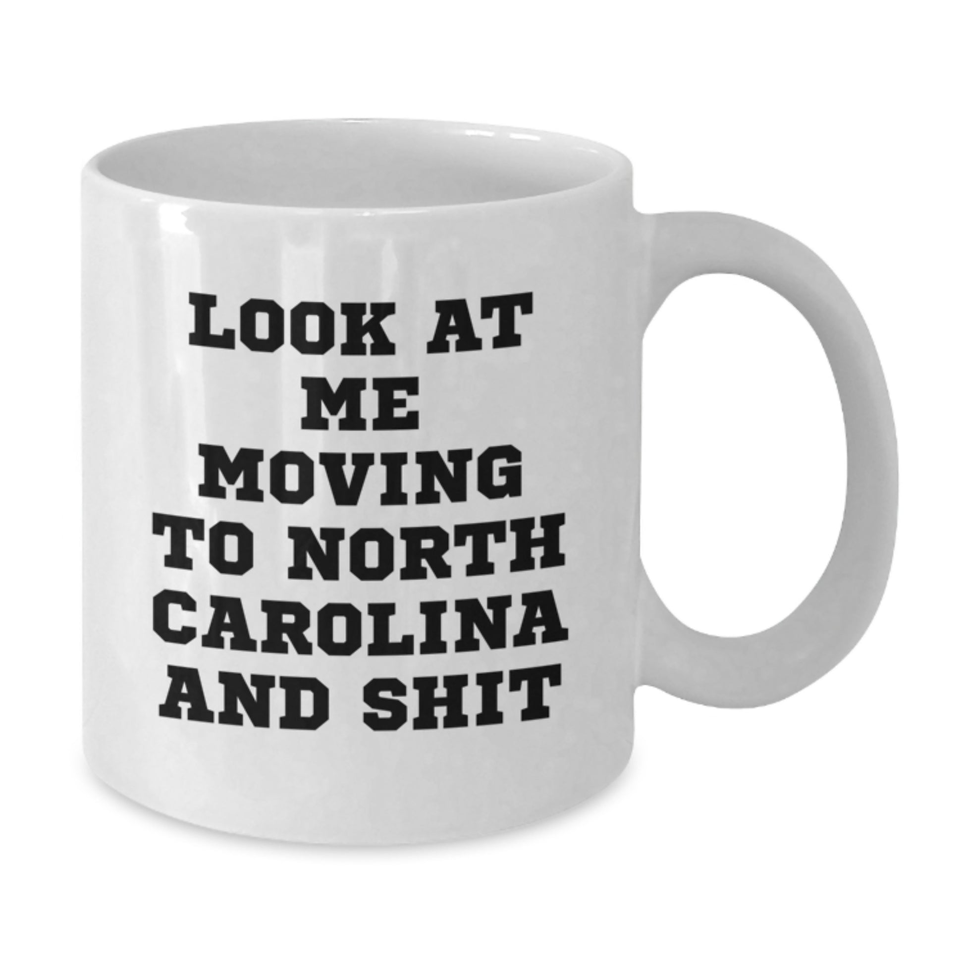 Funny North Carolina White Coffee Mugs for Friends from Tar Heel State Birthday Unique Gifts - Additional