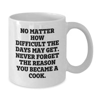 Load image into Gallery viewer, Funny Cook Quotes Gifts from Family, White Coffee Mug, Christmas Unique Ideas for Cook - Additional
