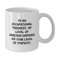 Load image into Gallery viewer, Funny Occupational Therapist Gifts - White Coffee Mugs for Christmas Unique Presents from Friends and Family - Additional
