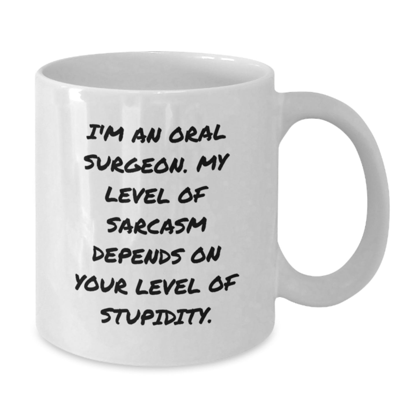 Funny Oral Surgeon White Coffee Mug, Gifts for Oral Surgeon from Friends, Unique Christmas Unique Gifts for Men, Women, or Coworkers - Additional