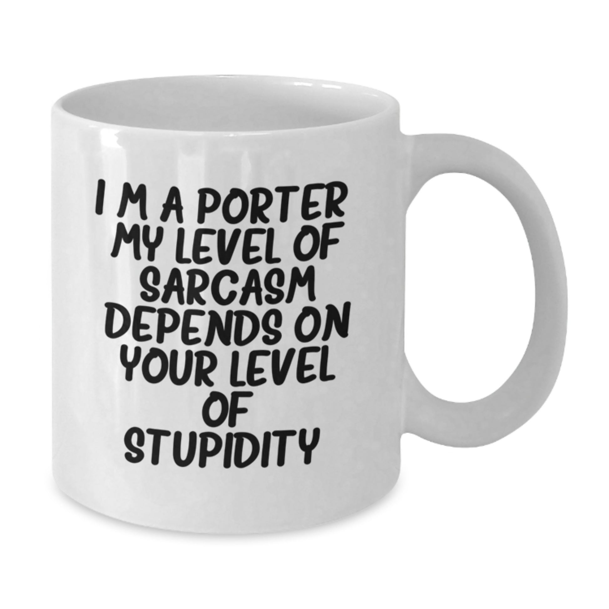 Funny Porter Gifts for Men White Coffee Mugs from Friends, I'm A Porter Mug, Ideal Gift for Christmas Unique Presents - Additional