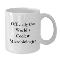 Load image into Gallery viewer, Funny Microbiologist White Coffee Mug Gifts from Men to Microbiologist Friends at Christmas - Additional
