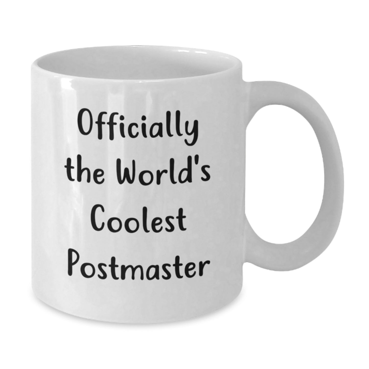 Funny Gifts from Men to Their World's Coolest Postmaster at Christmas Unique - White Coffee Mug - Additional