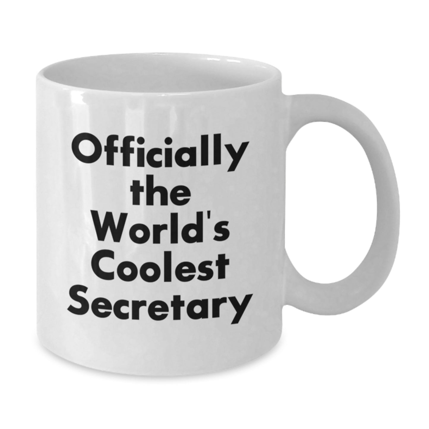 Funny Quotes for Secretary Gifts, White Coffee Mug, Birthday Unique Gifts from Men, Women, Friends, Coworkers, Family - Additional