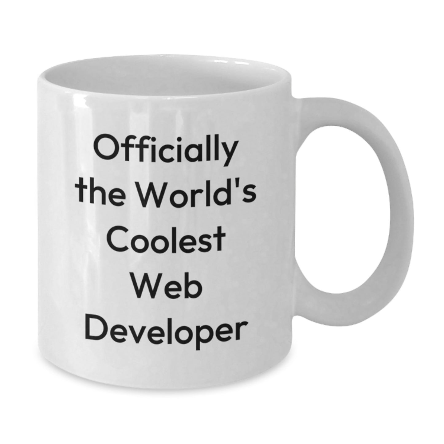Funny Web Developer Gifts for Coworkers - Officially The World's Coolest White Coffee Mug - Additional