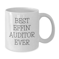 Load image into Gallery viewer, Funny Auditor Quotes White Coffee Mugs Gifts for Auditor Friends Christmas Unique Presents from Friends - Additional
