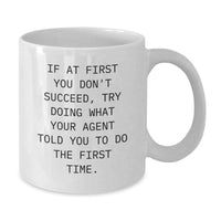 Load image into Gallery viewer, Funny Agent Gifts from Men to Agent, White Coffee Mugs for Agent, Christmas Unique Gifts - Additional
