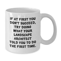Load image into Gallery viewer, Funny Landscape Architect Mugs, Gifts from Friends, Christmas Unique Mugs for Landscape Architects Men - Additional
