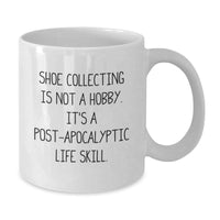 Load image into Gallery viewer, Funny Shoe Collecting Gifts from Friends for Shoe Collecting Enthusiasts, White Coffee Mug for Christmas Unique - Additional
