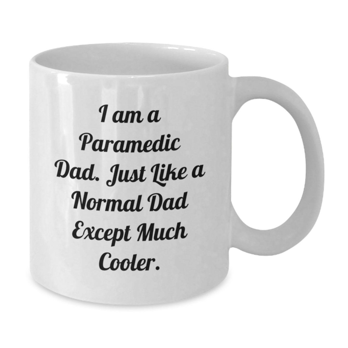 Rescue Worker Dad Gifts from Family - 'I Am A Rescue Worker Dad...' White Coffee Mug, Funny Graduation Unique Gifts for Rescue Worker Men - Additional