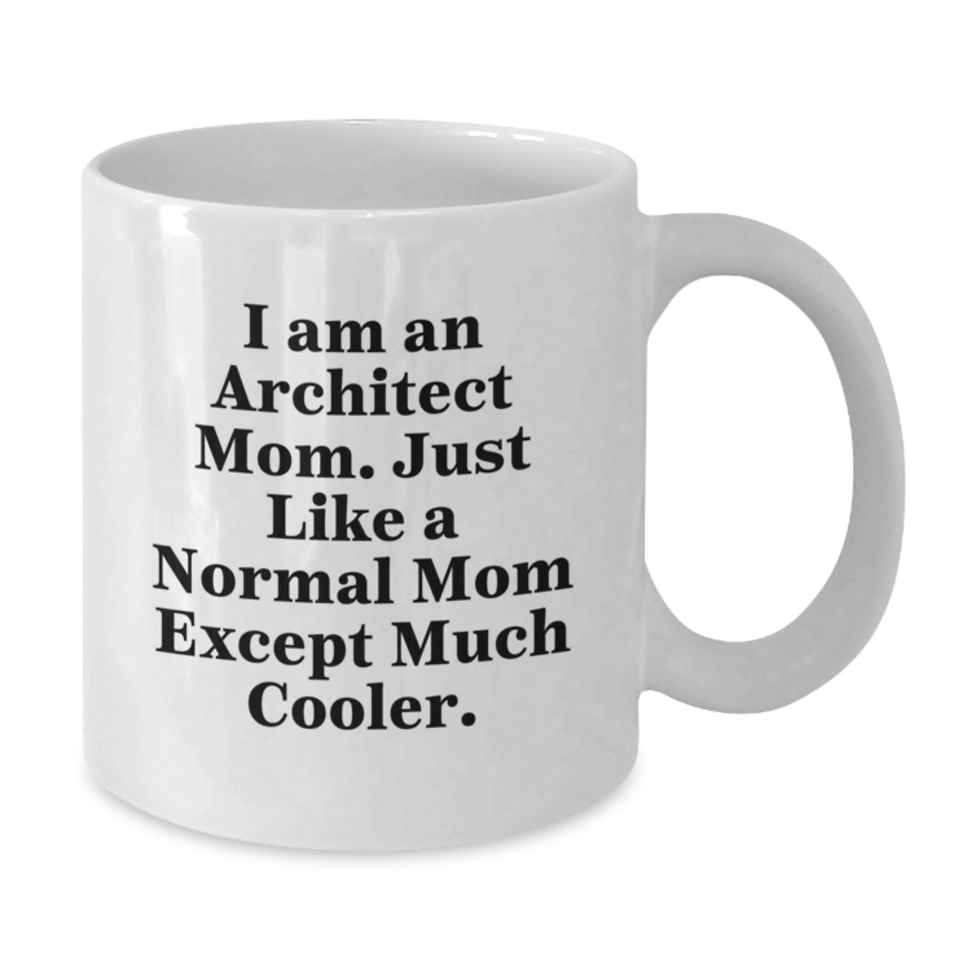 Funny Architect Mom Gifts - White Coffee Mug for Birthday - 11oz or 15oz Ceramic Mug from Friends and Family - Unique Birthday Unique Gifts for Architects and Coffee Lovers - Additional