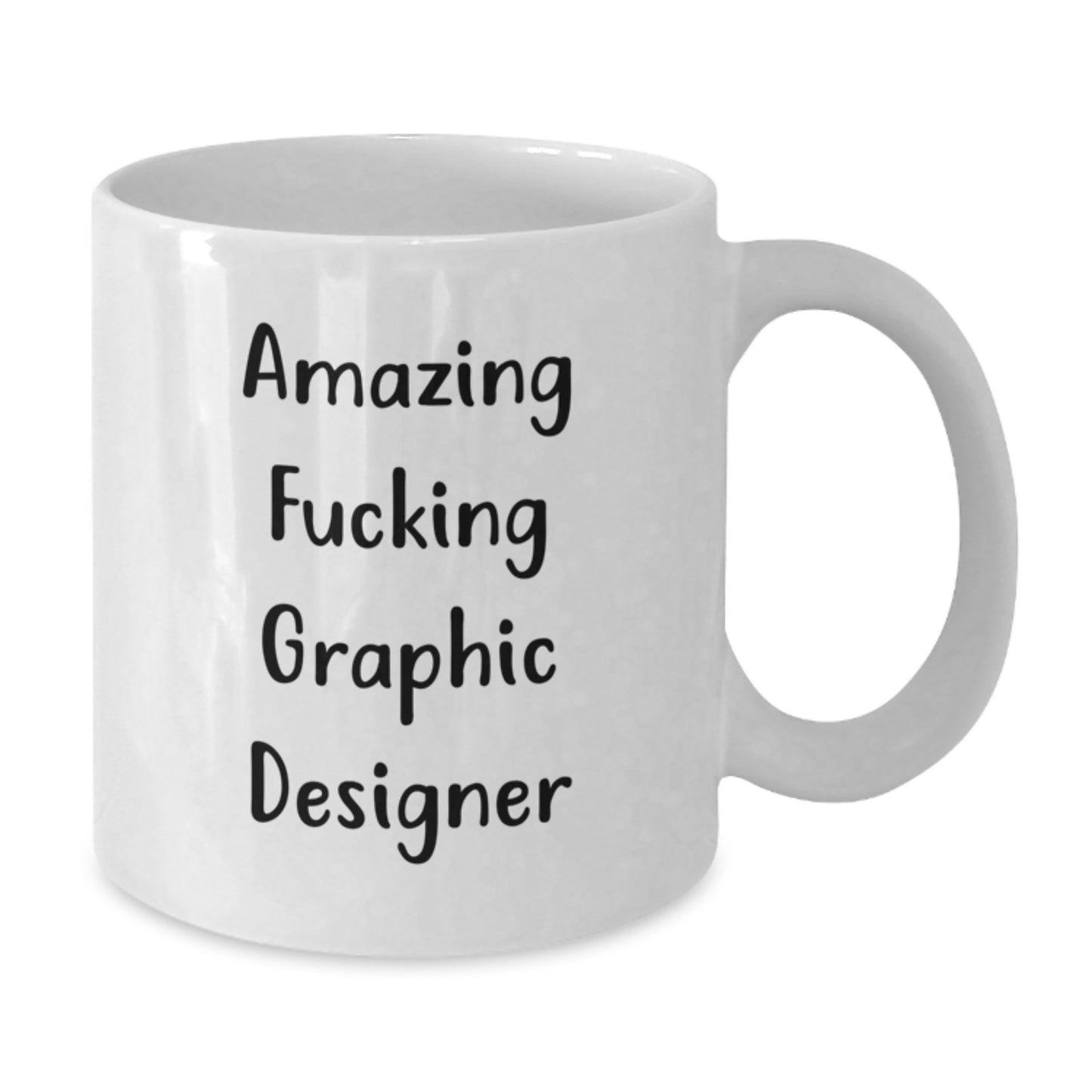 Funny Graphic Designer Gift, White Coffee Mug, Perfect for Valentine's, Gifts from Friends or Family - Additional