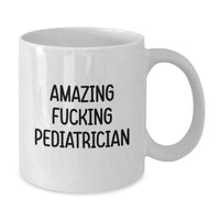 Load image into Gallery viewer, Funny Gifts from Friends for Amazing Pediatrician White Coffee Mug - Valentine's - Additional
