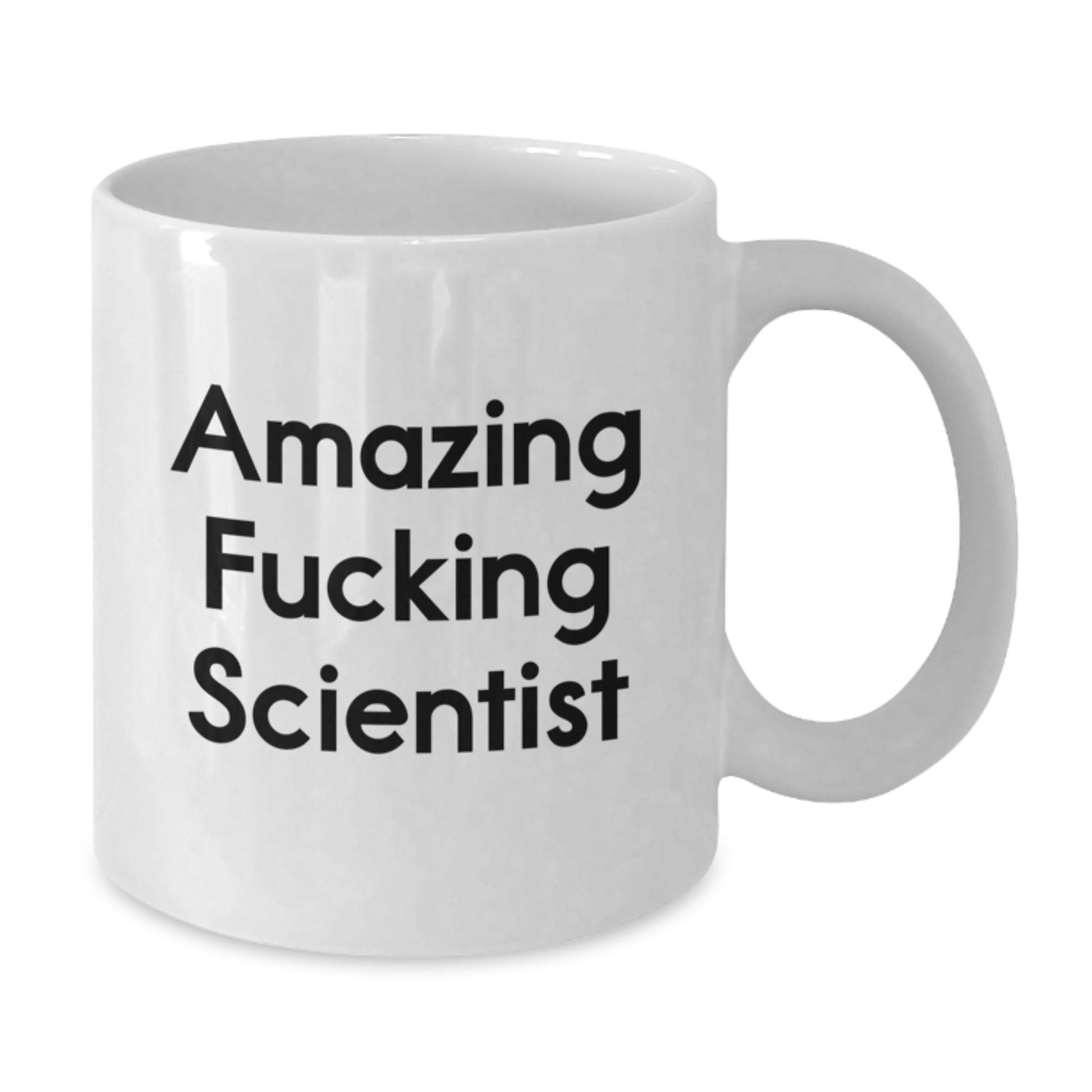 Funny Scientist White Coffee Mug, Gifts from Men to Women, Friends, Coworkers, and Family, Valentine's Unique Gifts for Scientist, White Ceramic - Additional