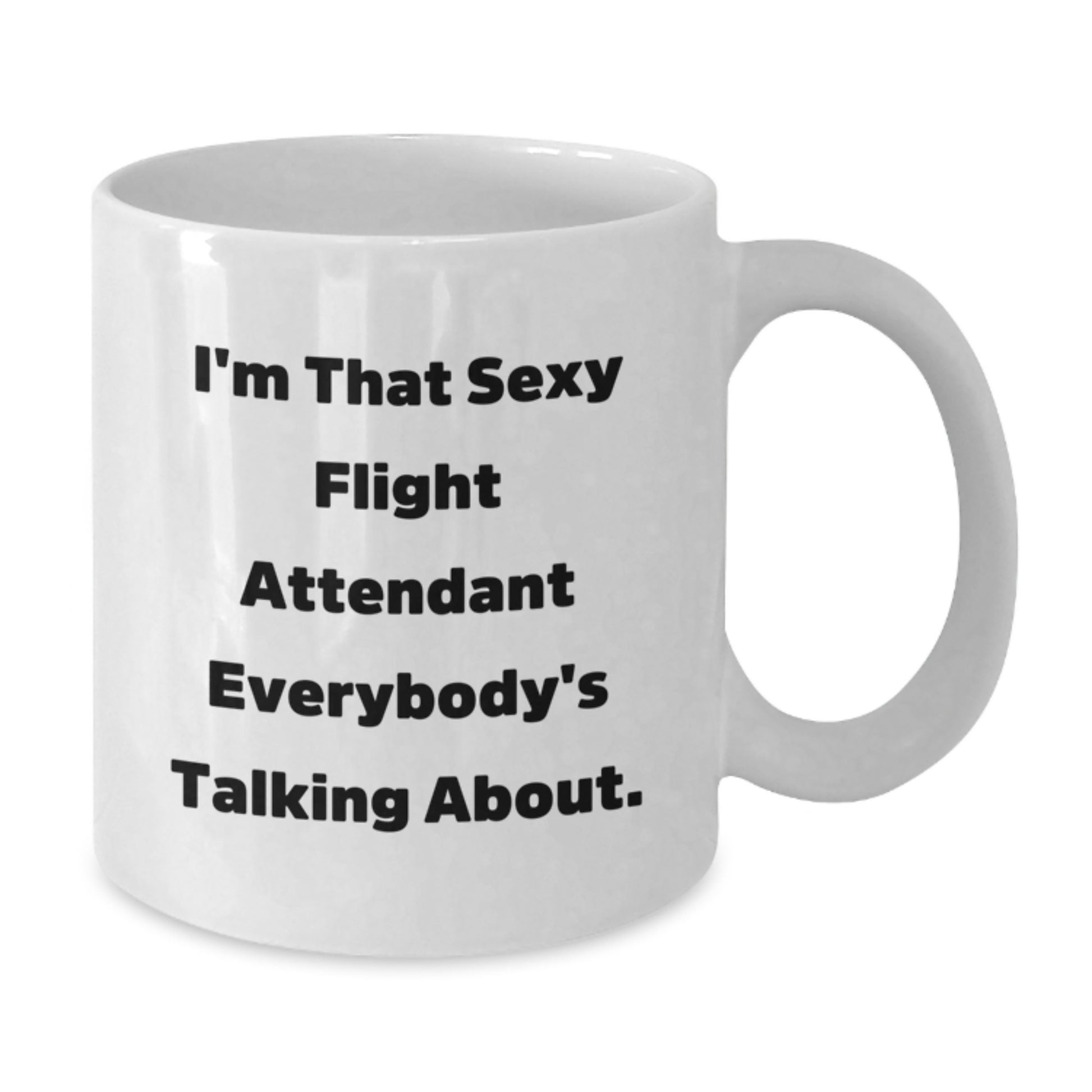 Funny Flight Attendant Gifts from Men to Their Favorite White Coffee Mug Lover on Valentine's - Additional
