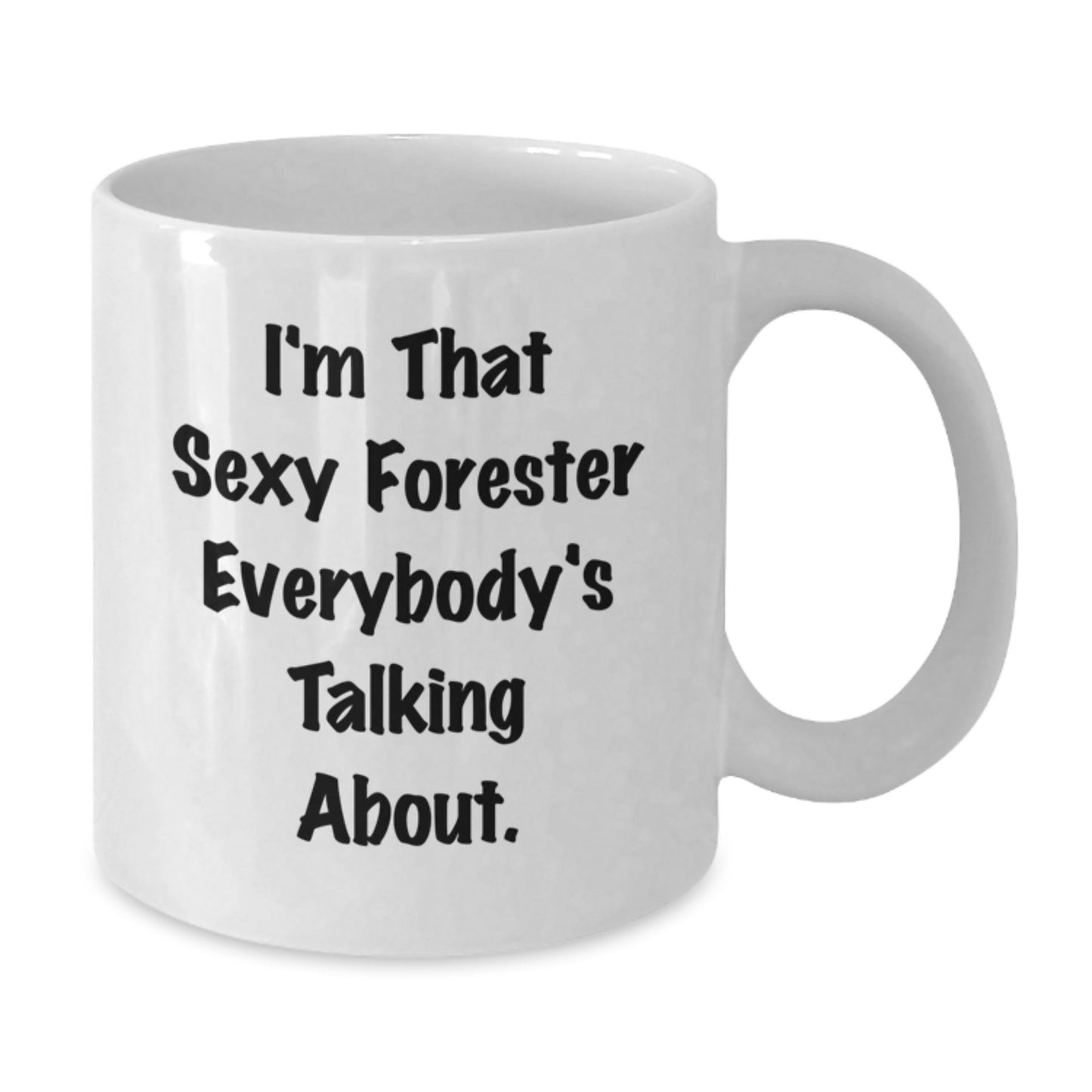 Funny Forester Gifts for Men - White Coffee Mug, Perfect for Dad's Father's Day Unique Presents from Family - Additional
